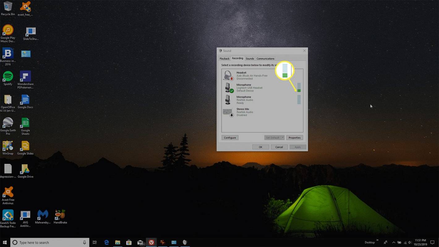 Zvukomer Microsoft v systéme Windows 10