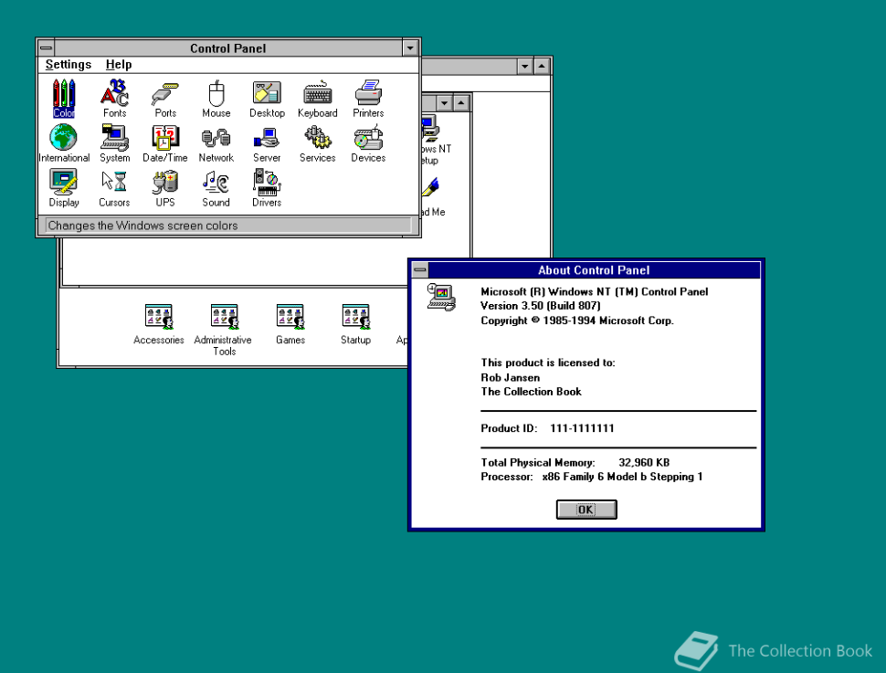 نظام التشغيل Windows NT 3.5 2