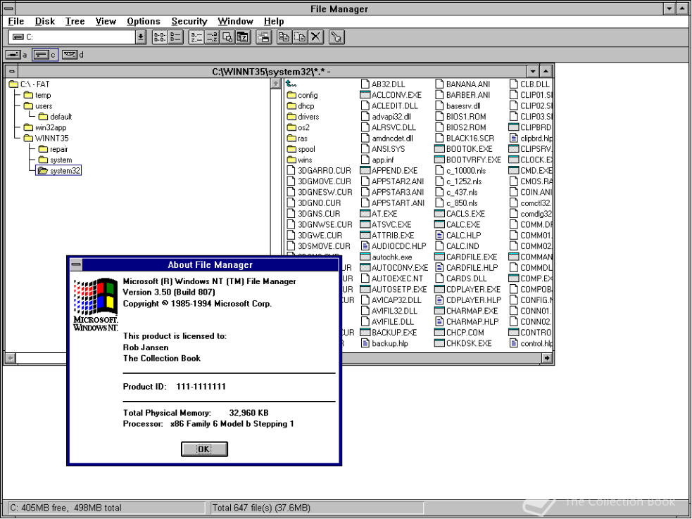 نظام التشغيل Windows NT 3.5 1