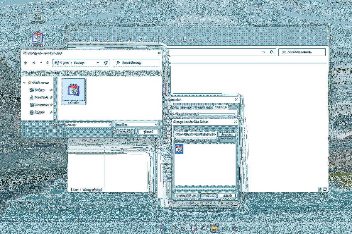Windows 11에서 폴더 프롬프트의 아이콘 변경에 대한 확인 버튼