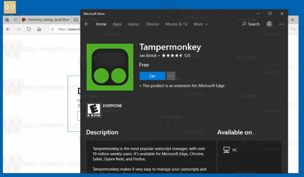 Tampermonkey3のEdgeYoutubeユーザースクリプト